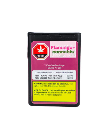 Weed Me Weed Me Max THCA Seedless Grape Infused Indica Pre-Rolls 2X0.7G