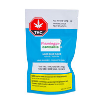 Spinach Pufferz Sour Blue Razz Hybrid Disposable 1G