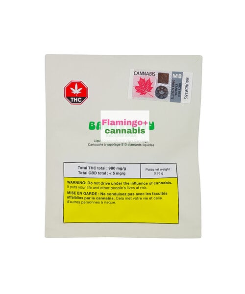 Back Forty Key Lime Kush Hybrid Liquid Diamond Cartridge 0.95G