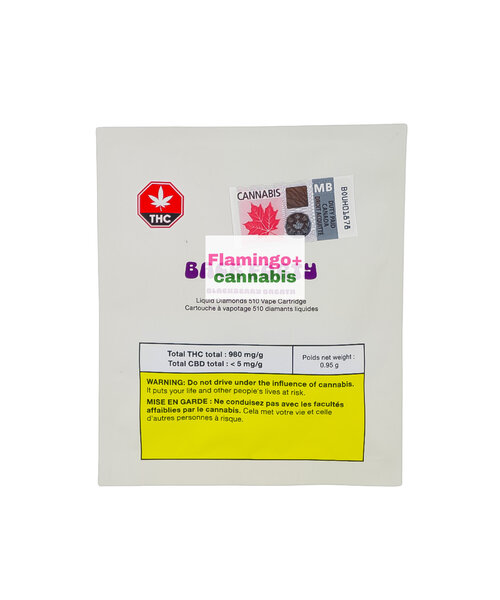 Back Forty Blackberry Breath Indica Liquid Diamond Cartridge 0.95G