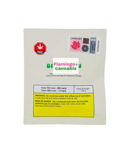 Back Forty Key Lime Kush Hybrid Liquid Diamond Cartridge 0.95G