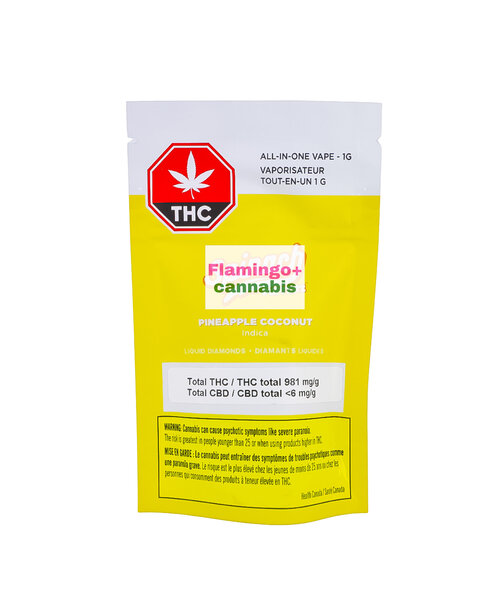 Spinach Pufferz Pineapple Coconut Indica Disposable 1G
