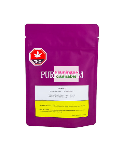 PurpleFarms Lime Runtz Craft Sativa Flower 3.5G