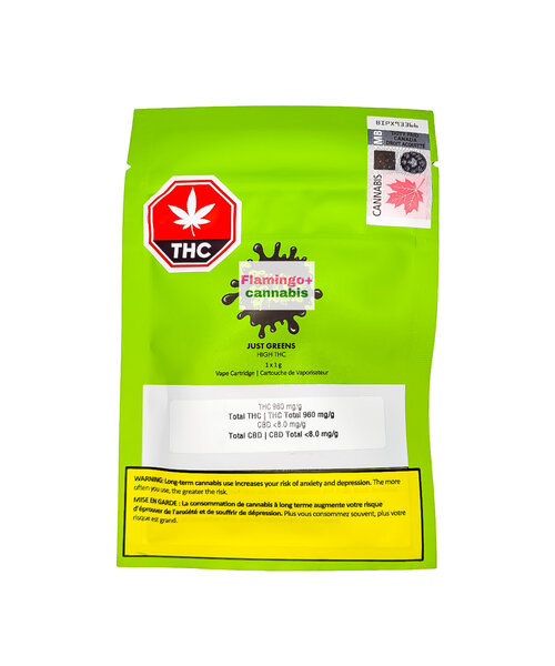 Sticky Greens Just Greens Hybrid Cartridge 1G