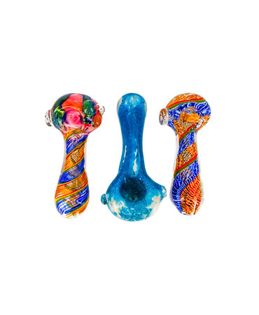 UNBRANDED 4.5" Delicious Dreams Glass Spoon Pipe Assorted