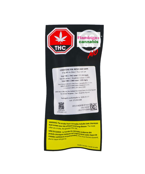 1964 Comatose FSE Resin Indica AIO Disposable 0.5G