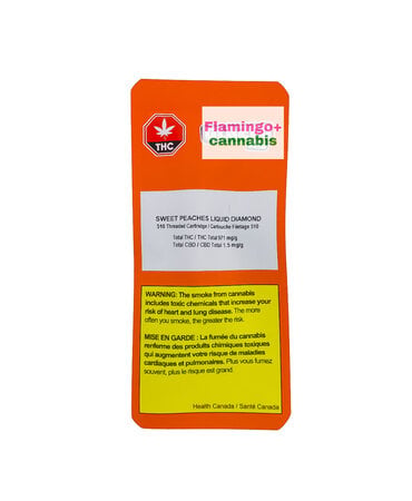 Bold Glazed Bold Glazed Sweet Peaches Sativa Liquid Diamond Cartridge 1G
