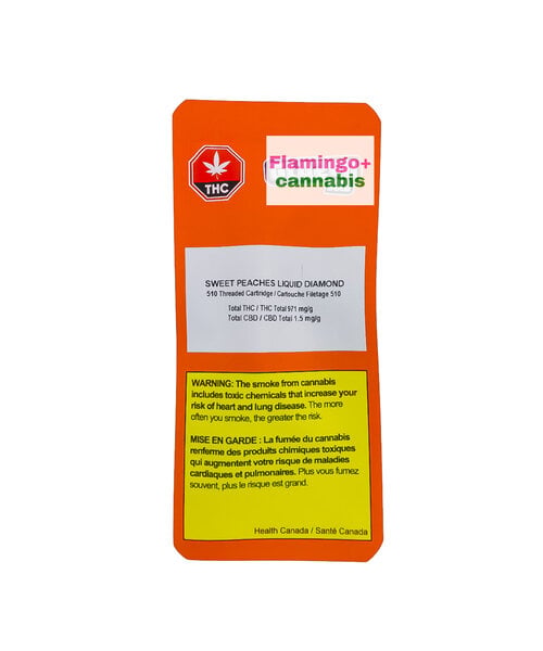 Bold Glazed Sweet Peaches Sativa Liquid Diamond Cartridge 1G