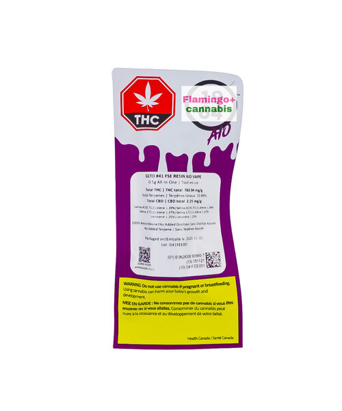 1964 GLTO #41 FSE Resin Indica AIO Disposable 0.5G