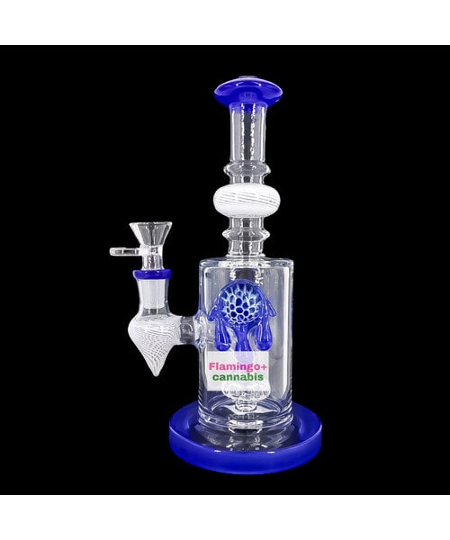 Titan Glass 8" Dreamcatcher Water Pipe w/Perc