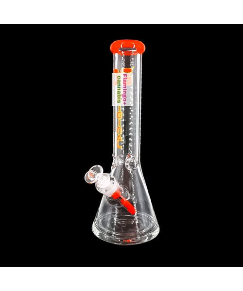 OG Original 16" 7mm Vintage Tint Beaker Bong Orange