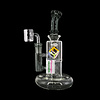 Haute Glass Haute Glass 8" Floating Cube Dab Rig Assorted