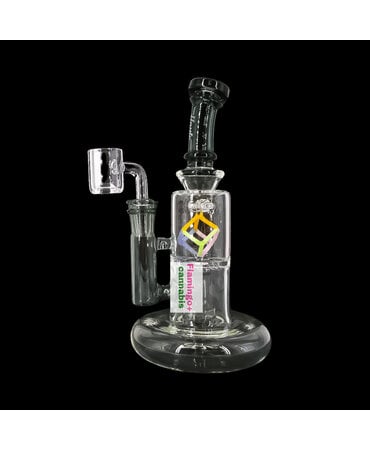 Haute Glass Haute Glass 8" Floating Cube Dab Rig Assorted