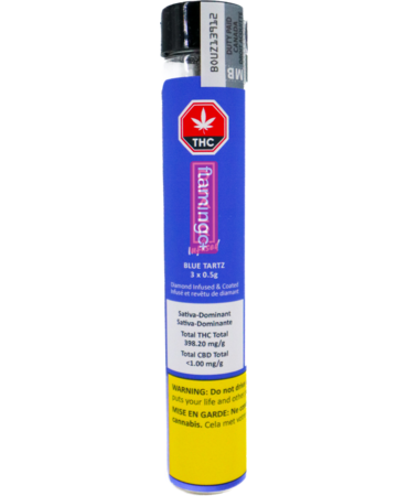 DEALR DEALR Cannabis Blue Tartz Diamond Infused Sativa Pre-Rolls 3X0.5G