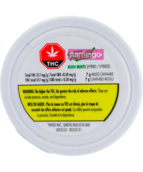Tweed Kush Mints Hybrid Milled Flower 7G
