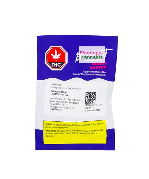 BoxHot Berry Baddie Liquid Diamond Indica Cartridge 1G