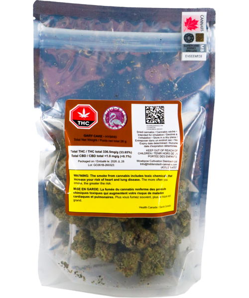 Hidden Stash Gary Cake Hybrid Flower 28G