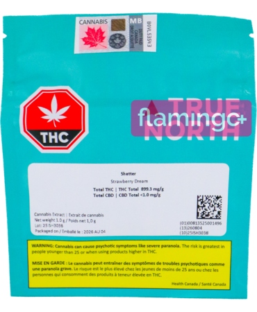 true north True North Strawberry Dream Sativa Shatter 1G