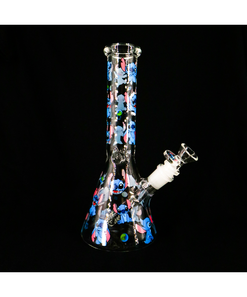 10" Little Blue Creature Beaker Bong