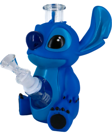 UNBRANDED 7" Little Blue Creature Water Pipe
