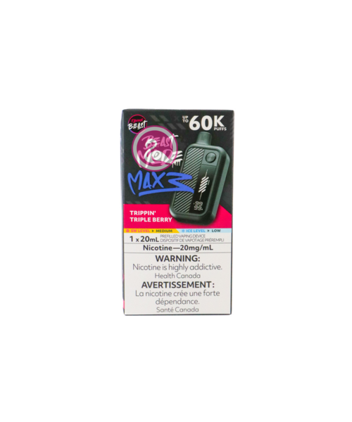 Flavour Beast Beast Mode Max 3 60k Puff Disposable MB Trippin' Triple Berry