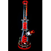 Cheech Glass Cheech 17" Spiral Coil Perc Beaker Bong Red