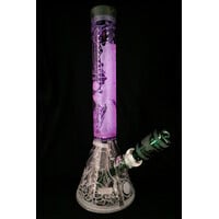 Milky Way Glass 16" Mistress of the Sea Beaker Bong Purple