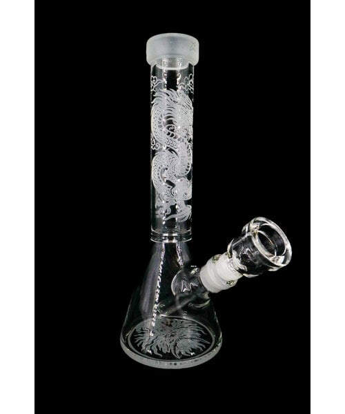 Milky Way Glass 10" Dragon Heart Beaker Bong