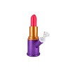 Lit Silicone LIT Silicone 7.5" LipStick Water Pipe