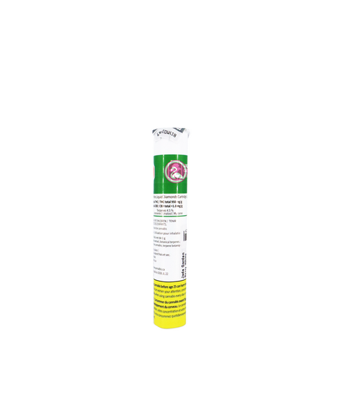 Jade Garden Berry White Liquid Diamond Indica Cartridge 1G