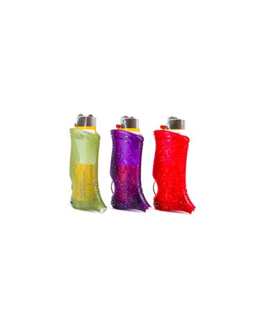 Toker Poker Toker Poker BIC Lighter Sleeve Sparkles