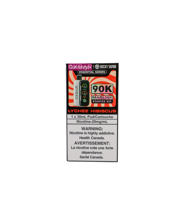Rocky Vapor x OXBAR Rocky Vapor x OXBAR MAGLINK 90k Puff Starter Kit MB Lychee Hibiscus