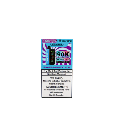 Rocky Vapor x OXBAR Rocky Vapor x OXBAR MAGLINK 90k Puff Starter Kit MB Raspberry Ice