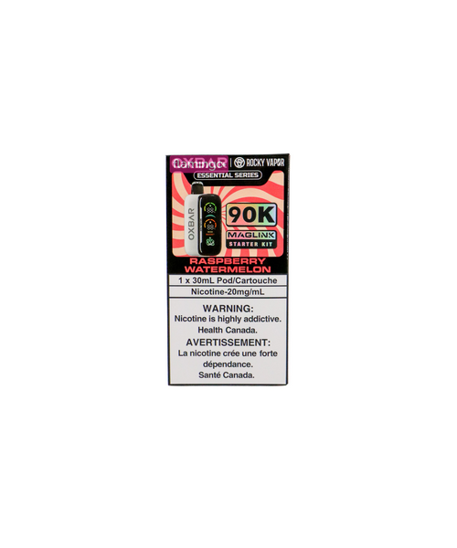 Rocky Vapor x OXBAR MAGLINK 90k Puff Starter Kit MB Raspberry Watermelon