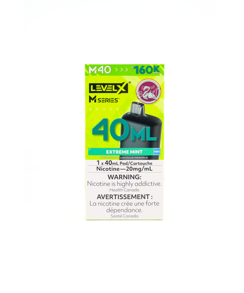 Flavour Beast Level-X M Series Pre-Filled Pod 40ml 160k Puff MB Extreme Mint