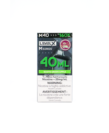 Flavour Beast Flavour Beast Level-X M Series Pre-Filled Pod 40ml 160k Puff MB Gusto Green Apple