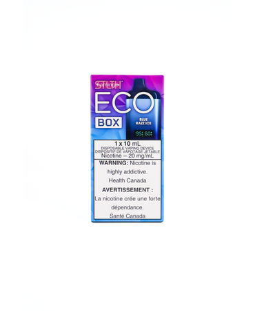 STLTH STLTH Eco Box 10ml Rechargeable Disposable MB Blue Razz Ice