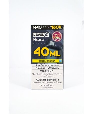 Flavour Beast Flavour Beast Level-X M Series Pre-Filled Pod 40ml 160k Puff MB Bussin' Banana Ice