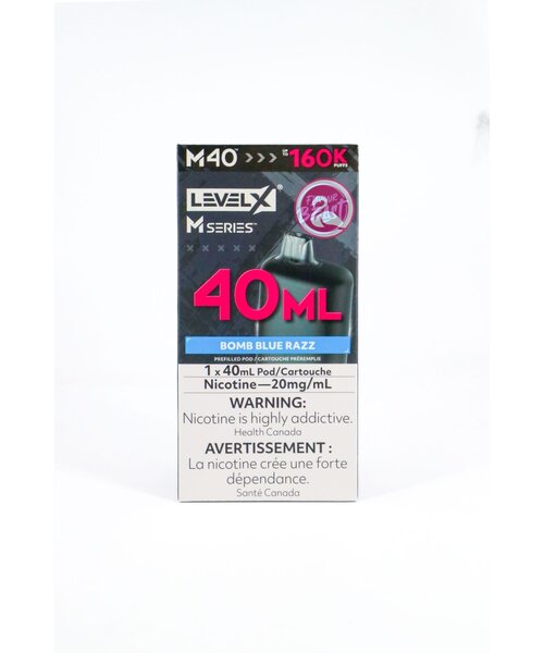 Flavour Beast Level-X M Series Pre-Filled Pod 40ml 160k Puff MB Bomb Blue Razz
