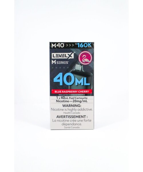Flavour Beast Level-X M Series Pre-Filled Pod 40ml 160k Puff MB Blue Raspberry Cherry