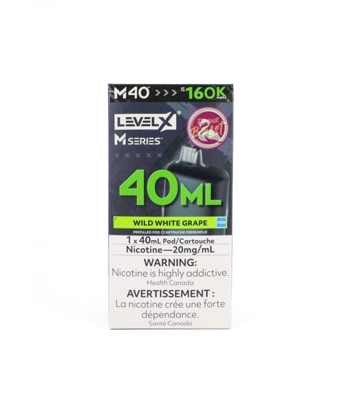 Flavour Beast Level-X M Series Pre-Filled Pod 40ml 160k Puff MB Wild White Grape Ice