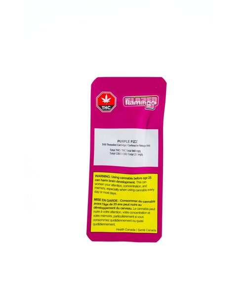 Bold Glazed Purple Fizz Indica Cartridge 1G