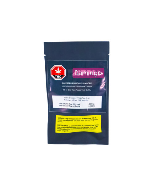 Ripped Blueberried indica Liquid Diamond AIO Disposable 0.95G