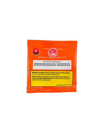 WYLD Wyld Peach 3:1 THC + CBD Gummy 1X10MG