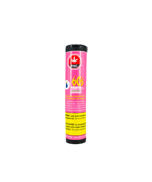 Dab Bod Strawberry Banana Double Infused Pre-Rolls 3X0.5G