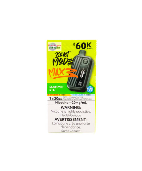 Flavour Beast Beast Mode Max 3 60k Puff Disposable MB Slammin' STS Ice