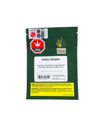 infinity Extrats 2 Rivers Indica Shatter 1G