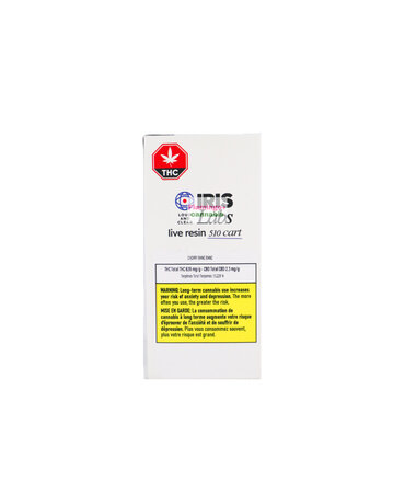 iris labs Iris Labs Cherry Bang Bang Live Resin Sativa Cartridge 1G