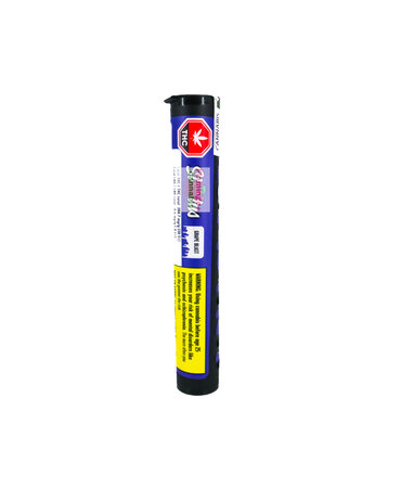 status Status Grape Blast Blunt Kief Coated LD Indica Infused Glass Tip Pre-Rolls 1X1G