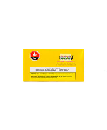 super toast Super Toast Strawnana Diamond Bites Indica Gummies 10X10MG